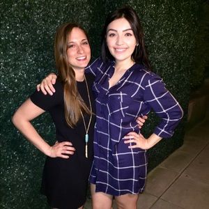 H&M Flannel Pattern Button Down Dress